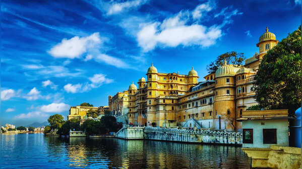 The stunning architecture of Udaipur's palaces.