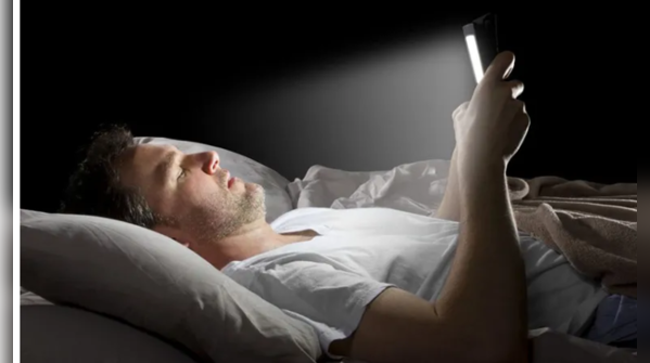 Electronics near Bed Emit Harmful Blue Light
